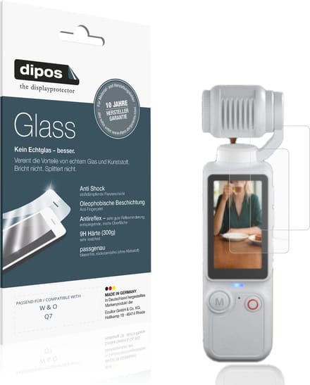 dipos – 2x Matte Pantserfolie geschikt voor W & O Q7 | 9H Screenprotector