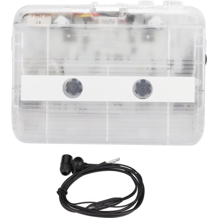 FM Radio Cassettespeler Klassieke Stijl Multifunctioneel Bluetooth 5.0 Draagbare Cassettespeler Transparant