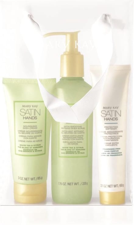 Mary Kay Satin Hands Pampering Set - White Tea & Citrus