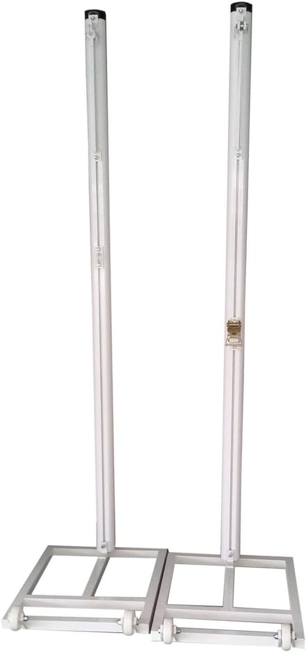 Set Aluminium Volleybalpalen Verplaatsbaar Ø 90mm