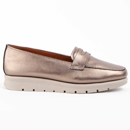 Purapiel Mocassin Meilis Brons