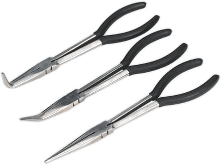 Set van 3 Naaldvijlen 275mm voor Metaal en Houtbewerking