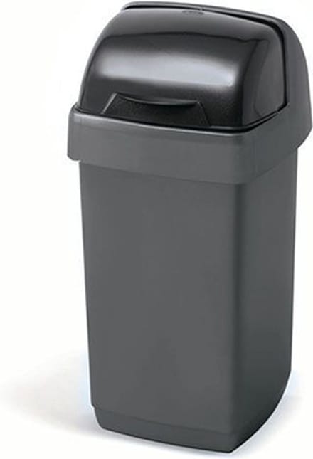 Afvalbak 'Nox' - Roll Top Prullenbak - 10 liter - Antraciet