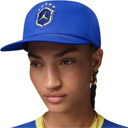 Jordan Pro Unstructured Flat Bill Pet Blauw K417