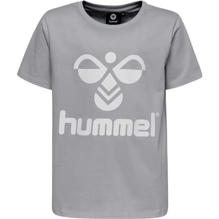 Hummel kindert-shirt Tres S/S grijs gemêleerd