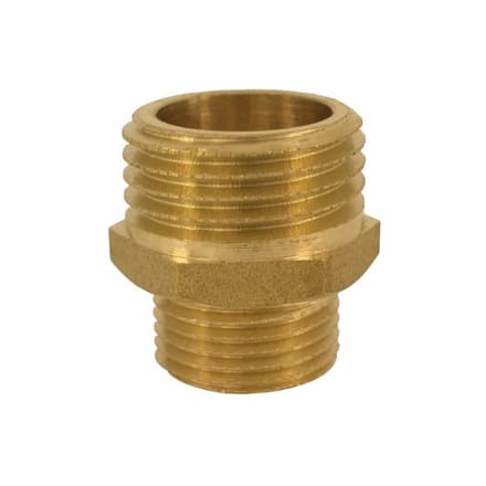 Messing Verloopnippel 1" x 1 1/4", Draadnippel