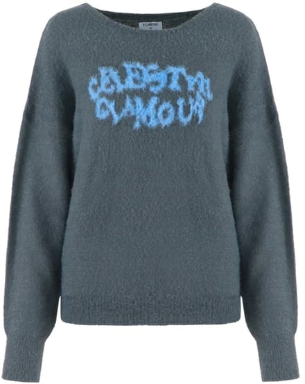 Fluresk Trui Carys Knit Sweater 25wlf04 414 Shadow Grey Dames Maat - W34