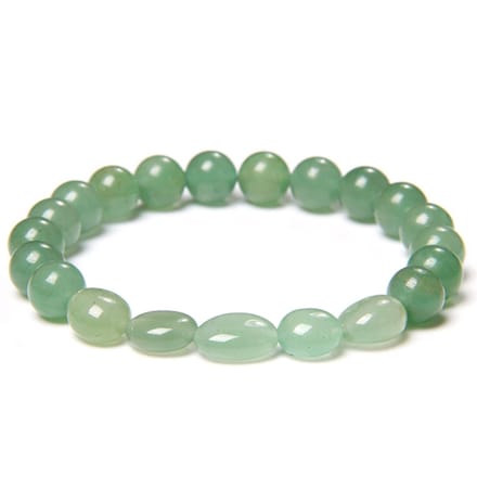 Marama - damesarmband Aventurine Stones - elastisch - 19-24 cm - edelsteen Aventurijn