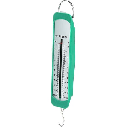 10N Newtonmeter Veerdynamometer Staaf Natuurkunde Mechanisch Experiment Instrument white