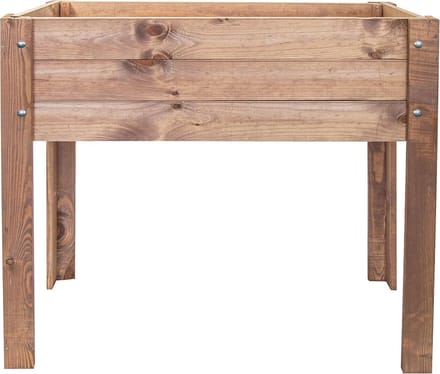 Verhoogd houten plantenbed voor moestuin - Kweektafel bruin