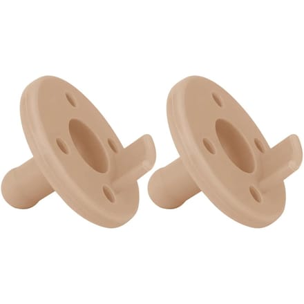 Sucette dynamique en silicone pour bébés 2 pièces. MinikOiOi Beige 0-24m