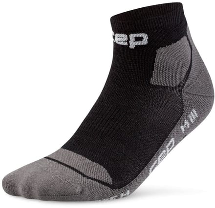 CEP Hiking Light Merino Low-Cut Compressie - Zwart/Grijs - Heren(42-45)