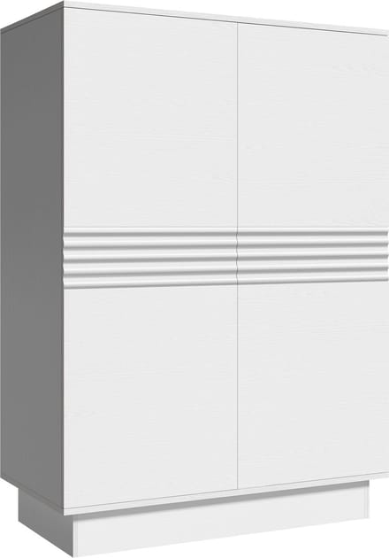 Toro-Highboard - 2-deurs - Wit