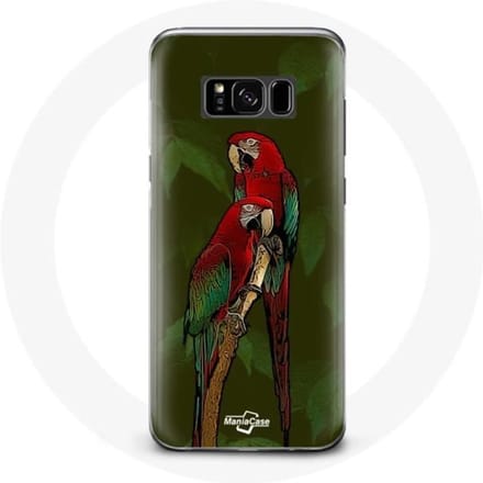 Coque - Pionus - Samsung Galaxy S8 - Rouge - Souple - Protection rouge
