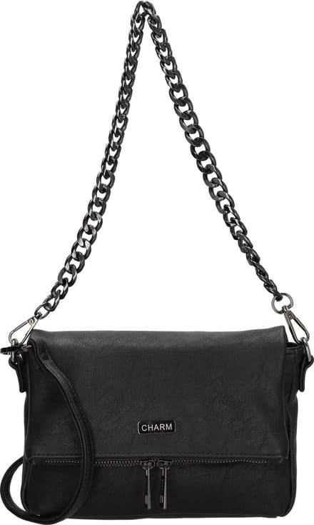 Charm London Bayswater Crossbody Schoudertas - Zwart