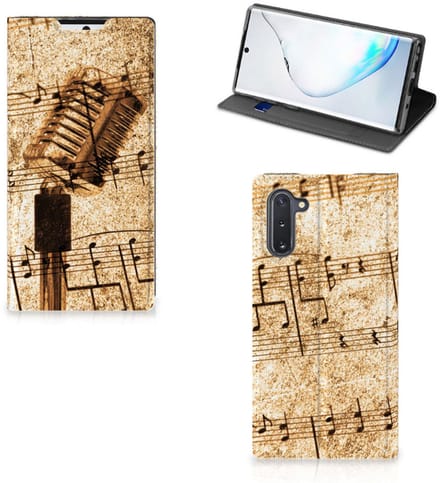 Samsung Galaxy Note 10 Stand Case Bladmuziek