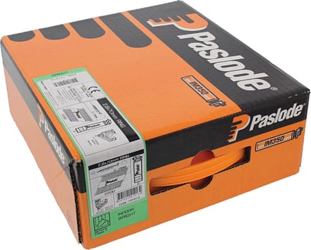 Paslode d-kop stripnagels ring 2,8 x 63mm blank - 3300 Stuks