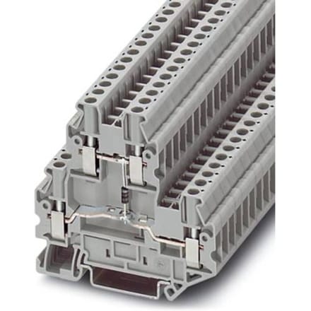 Phoenix Contact 3046663 Componentenserieklem 5.2 mm Schroeven Grijs 50 stuk(s)