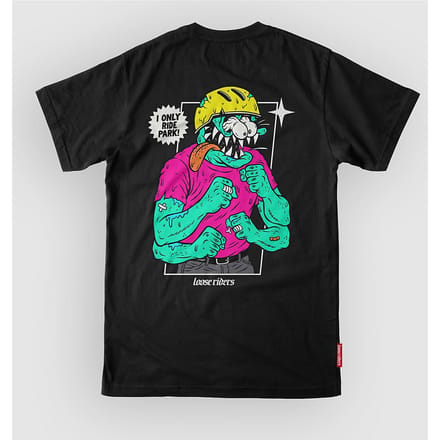 Loose Riders Ride Park Tech Tee zwart