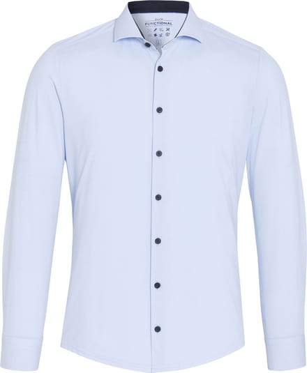 Pure The Functional Shirt Lichtblauw - Maat 41 - Heren - Overhemden Formeel