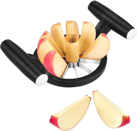 SCH® Appelsnijder - Appel Snijder - Zwart - ‎19cm x 12cm x 6cm