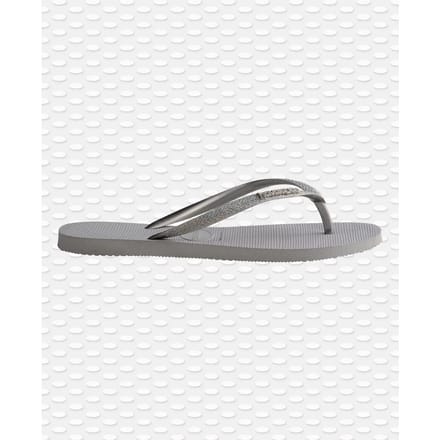 Havaianas Slim Glitter II Meisjes Slippers - Ice Grey - Maat 29/30