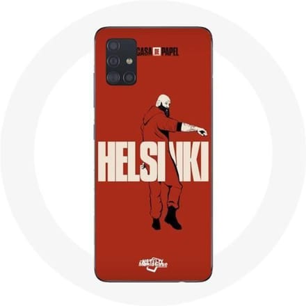 Coque - MANIACASE - La Casa De Papel Helsinki - Rouge - Souple - Protection chocs et rayures