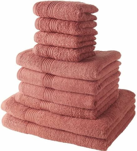 Handdoekenset Today Terra Cotta 10 Stuks