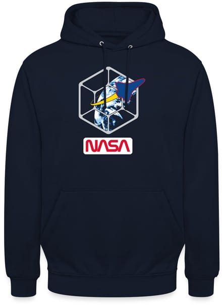 NASA-baan om de aarde Hoodie Unisex