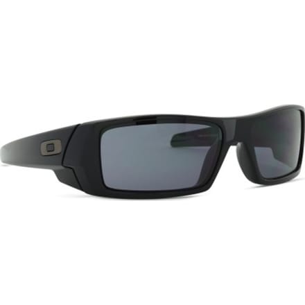 Oakley Wrap Heren Gepolijst Zwart Grijs Zonnebril