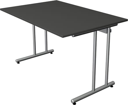 Kerkmann - Bureau Profi antraciet 120x80 cm