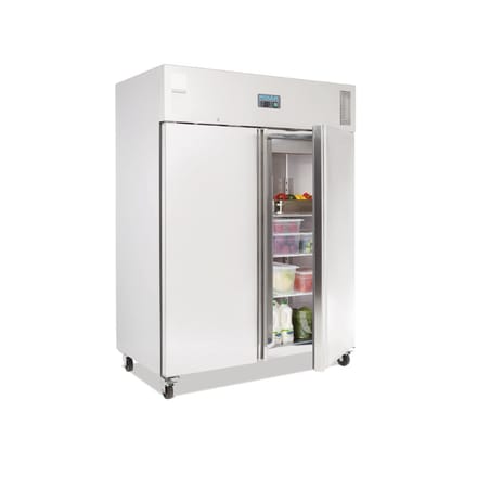 Polar U-serie professionele 2-deurs koeling RVS 1300L