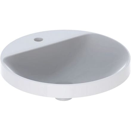 Geberit VariForm built-in washbasin, round, with tap hole bench 500.707.01.2