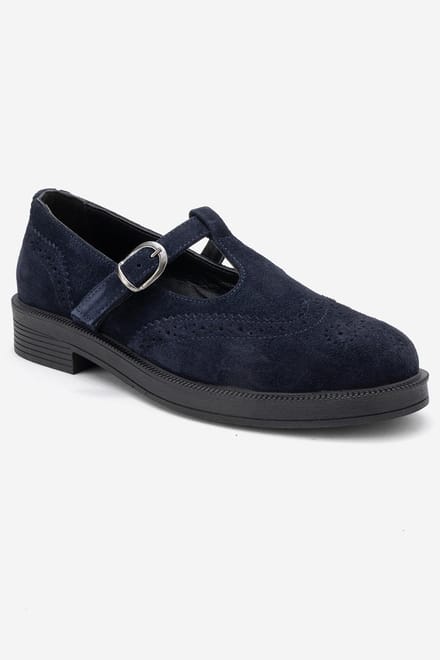 Janney Leren Band Loafers