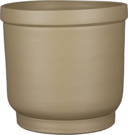 Mica Decorations Riva Bloempot - 26x26x23 cm - Terracotta - Taupe