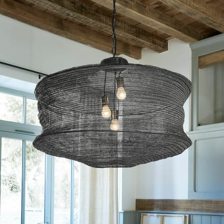 LOBERON Hanglamp Valerique antraciet