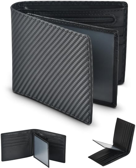 Dailygoods - Herenportefeuille van Echt Leder - Drievoudige Minimalistische Portemonnee