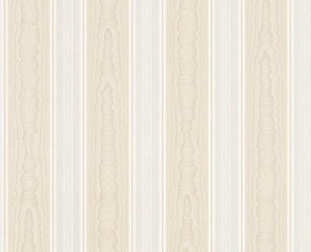 ZIJDEGLANS STREPEN BEHANG | Klassiek - beige wit - A.S. Création Concerto 3