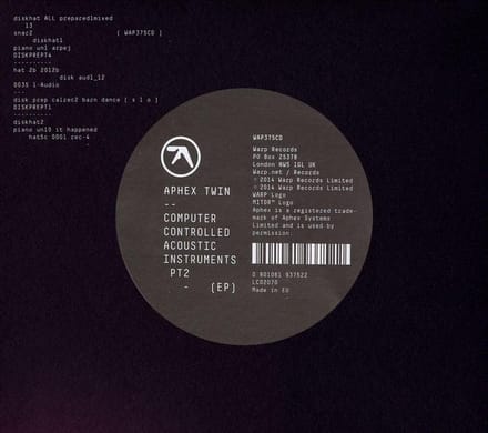 Computer Controlled Acoustic Instruments Pt2 - Aphex Twin