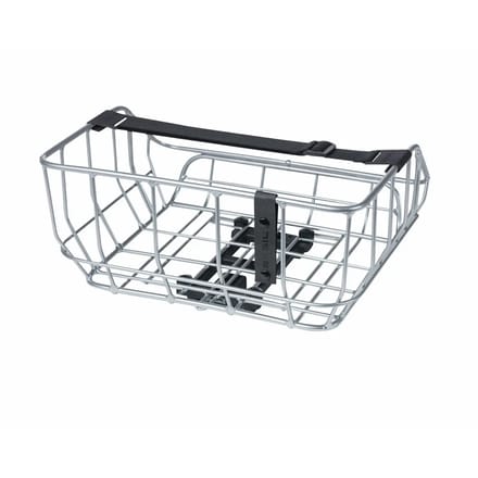 Basil Portland Fietsmand MIK - Achterop - 25 Liter - Chroom