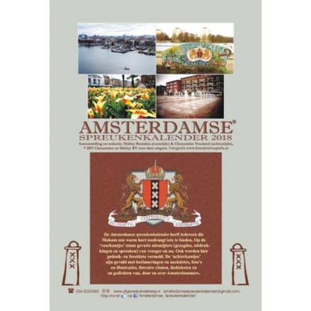 Amsterdamse Spreukenkalender / 2018 - Shirley Brandeis