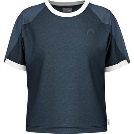 HEAD Play Tech T-shirt Dames-Donkerblauw