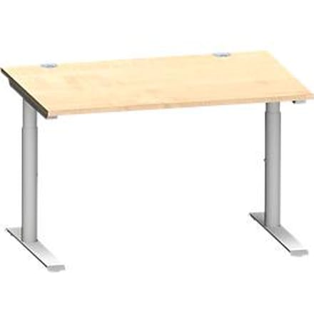 Schäfer Shop Genius MODENA FLEX bureau, 1200 x 800 mm, esdoorn