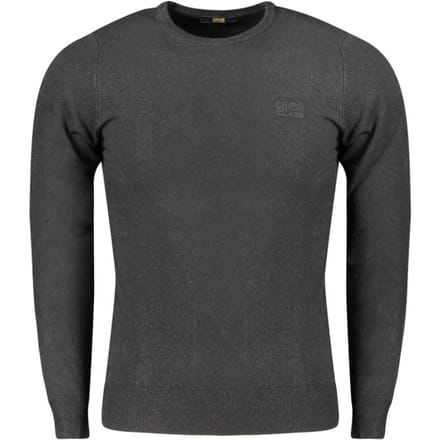 Cavalli Class Zwart Viscose Sweatshirt