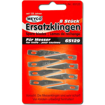 Reserve mesjes voor Scalpel - scalpelmes - hobbymes - 8 stuks