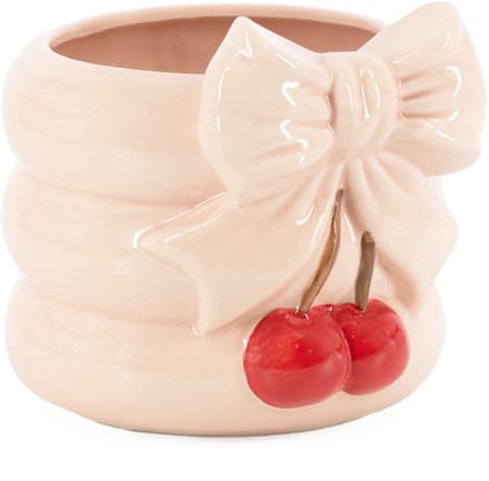 HomeBound by KY | Aardewerk vaas bow cherry | bloemenvaas