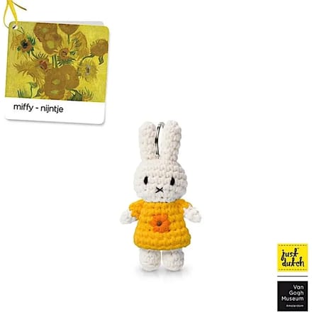 Sleutelhanger Just Dutch VanGogh x Miffy - Tournesol