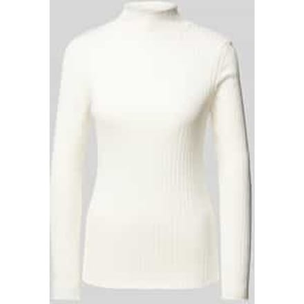 Gebreide pullover met opstaande kraag