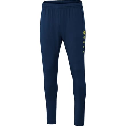 Jako Premium Trainingsbroek Dames - Zwart / Citroen | Maat: 34