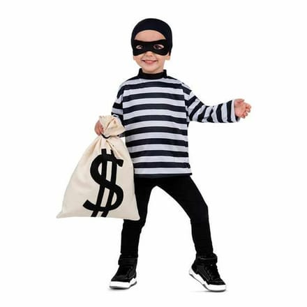 Kostuums voor Kinderen My Other Me Dief - 5-6 Jaar
